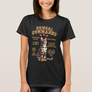 Katzenbesitzer BENGALISCHE BEFÖRDERUNG Bengalische T-Shirt
