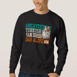 Katzenbesitzer BESTER TÜRKISCHER VAN-VATER leben V Sweatshirt
