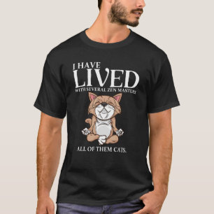 Katzenbesitzer Buddhist Yoga Zen Meditation Spirit T-Shirt