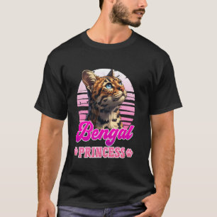 Katzenbesitzerin BENGAL PRINZESSIN Vintage Bengal  T-Shirt