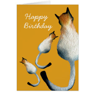 Katzenbild in Schwarz-Braun