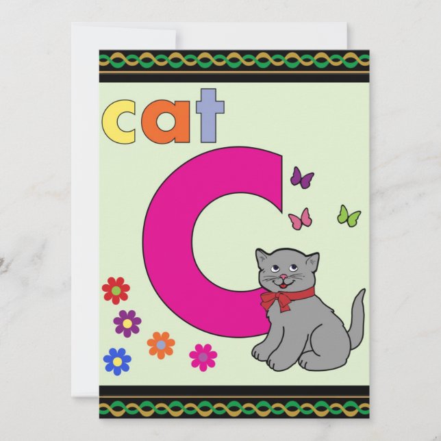 Katzenbrief C (Vorderseite)