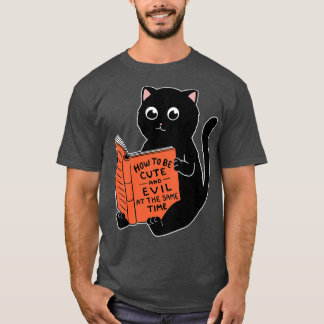 Katzenbuch niedlich und böse T-Shirt