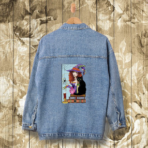 Katzenbücher, Hexereien Jeansjacke