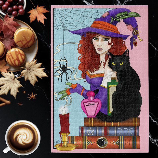 Katzenbücher, Hexereien Puzzle (Von Creator hochgeladen)