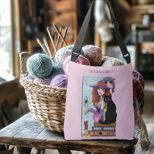 Katzenbücher, Hexereien Tragetaschen Mit Langen Trägern