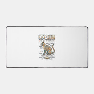 Katzenclub Katze Anatomie Wissenschaftliches Diagr Schreibtischunterlage