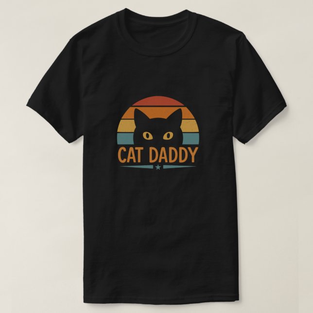 Katzendaddy  T-Shirt (Design vorne)