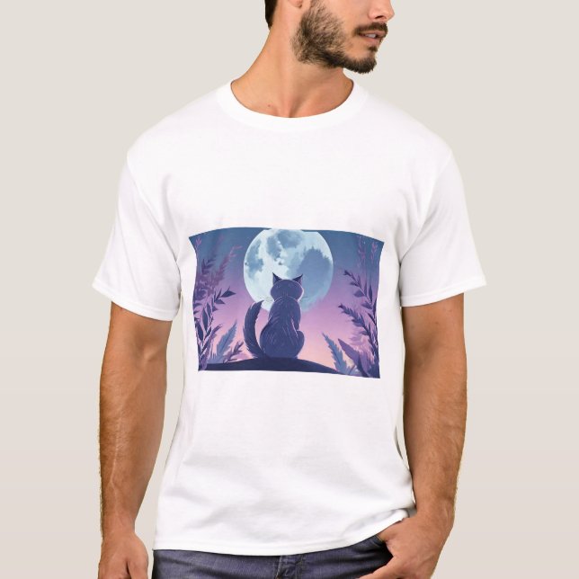 Katzendruck T-Shirt (Vorderseite)