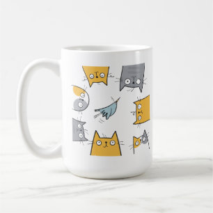 Katzenfalle Lustig Niedlich Chaos Katzenkunst Kaffeetasse