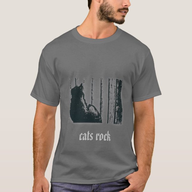 Katzenfelsen T-Shirt (Vorderseite)