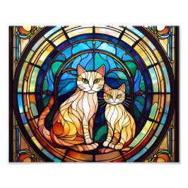 Katzenfenster Fotodruck