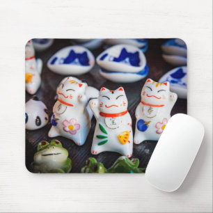 Katzenfiguren werden mousepad