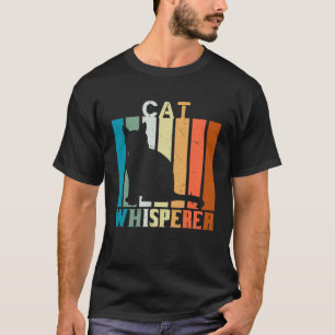 Katzenflüsterer Katzen Flüsterer Retro Katzenbesit T-Shirt
