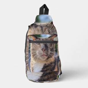 Katzenfoto anpassen Hinzufügen Crossbody Bag