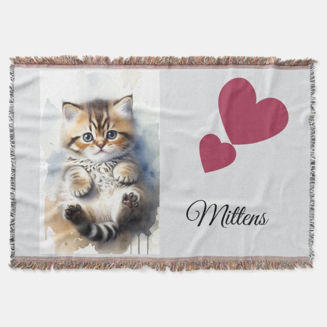 Katzenfoto, Humor Zitate, Name, Decke (Vorderseite)