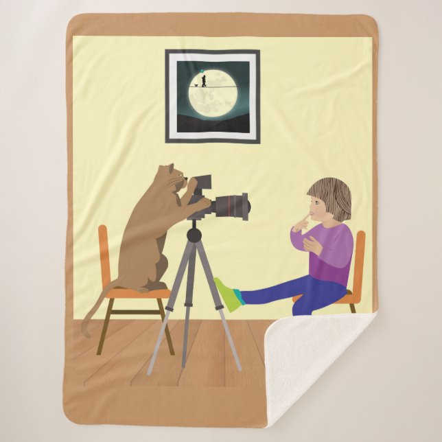Katzenfotograf Sherpadecke (Vorderseite)