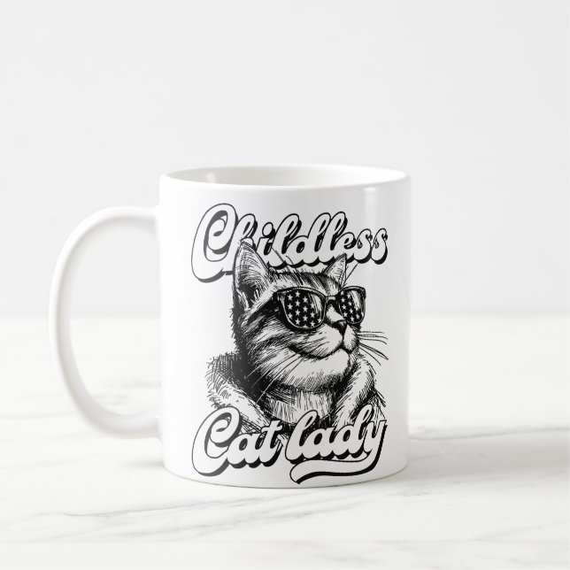 Katzenfrau Kaffeetasse (Links)