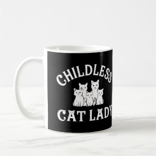 Katzenfrau Kaffeetasse