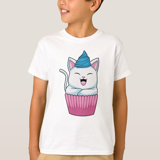 Katzenfutter Muffin T-Shirt (Vorderseite)