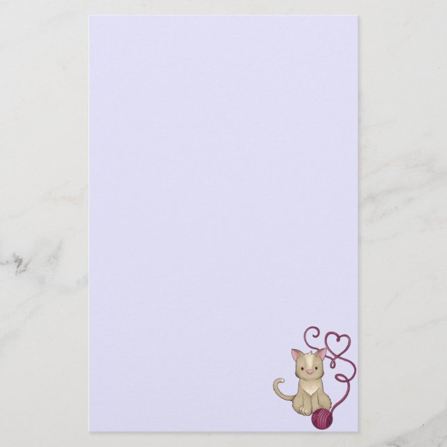 Katzengarnverein Briefpapier (Vorderseite)