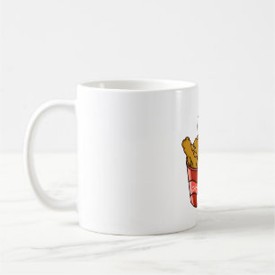 Katzengebratenes Huhn Lieben Kaffeetasse