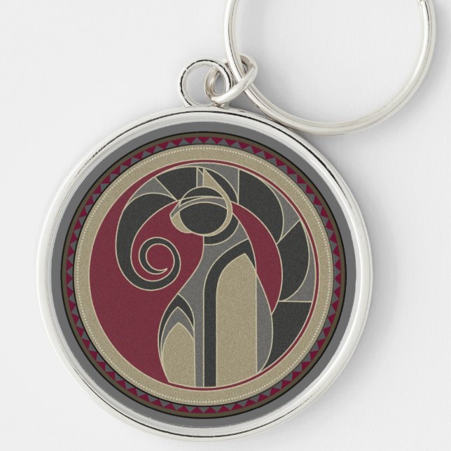 Katzengeist Schlüsselanhänger (Vorne)