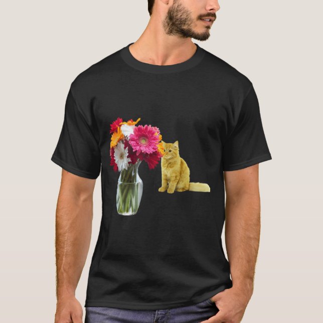 Katzengeruch-Blume T-Shirt (Vorderseite)