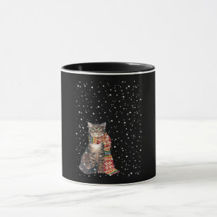 Katzengeschenk  Scarf Die Katzen Jahreszeit Winter Tasse