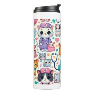 Katzengeschwülste, Kawaii 20oz Becher für Katze