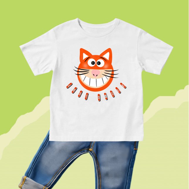 Katzengesicht Baby T-shirt (Von Creator hochgeladen)