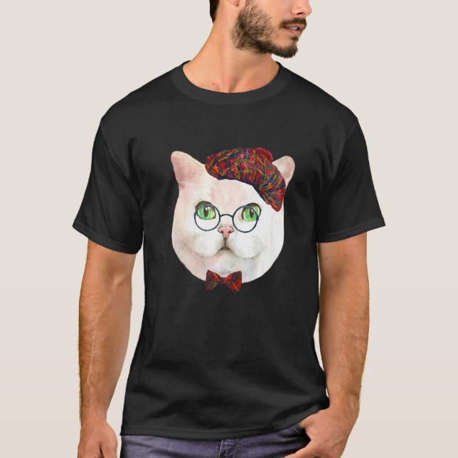 Katzengesicht für Katze T-Shirt (Vorderseite)