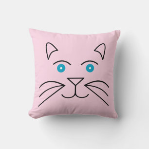 Katzengesicht Kissen