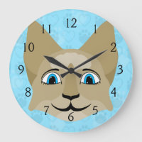 Katzengesicht mit blauen Augen