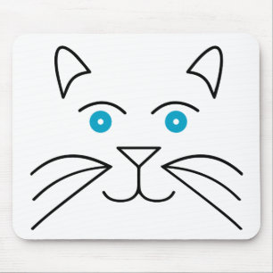 Katzengesicht Mousepad