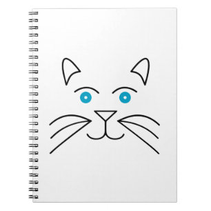 Katzengesicht Notizblock
