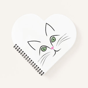 Katzengesicht Notizbuch