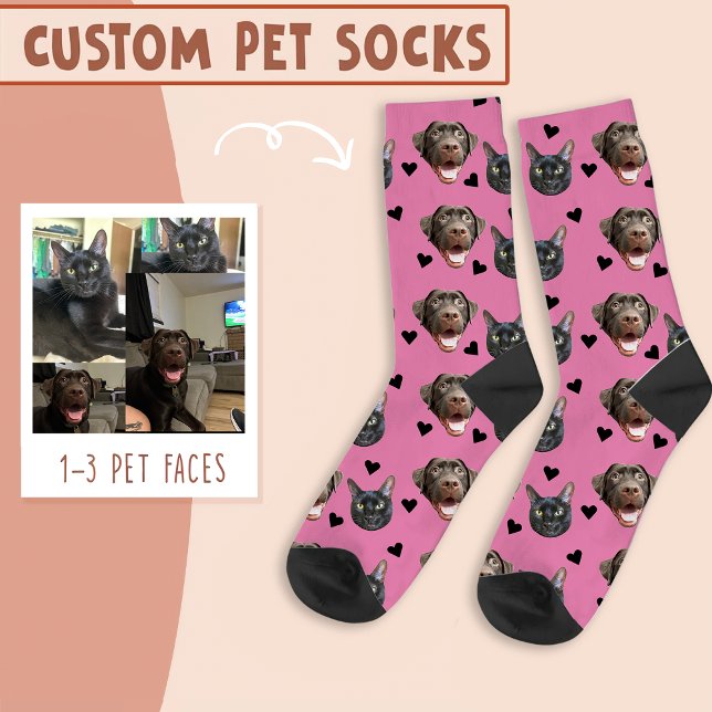 Katzengesicht und Hundegesicht Personalisiert, mit Socken (Von Creator hochgeladen)