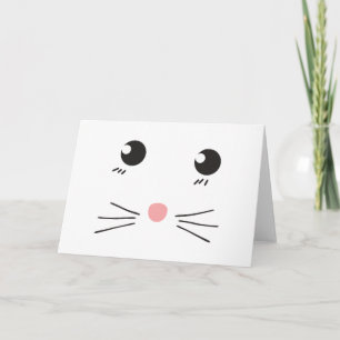 Katzengesichtslinie zeichnend karte
