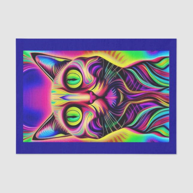 Katzengewebe Seidenpapier (Vorderseite)