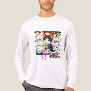Katzenhaare Sind Mein Outfit Tri-Blend Shirt