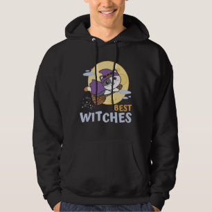 KatzenHalloween-Kinder Hexen mit den besten Hexen Hoodie