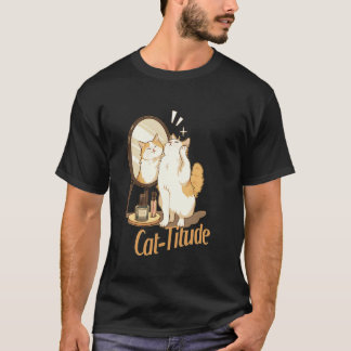 Katzenhaltung - Lustige Katzenillustration T-Shirt