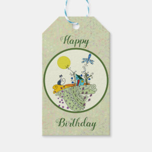 Katzenhaus Geschenkanhänger