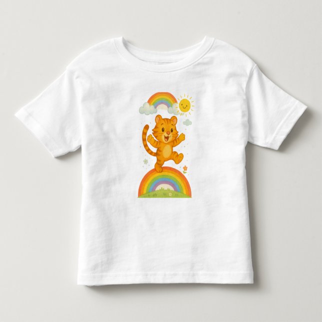 Katzenhemd Kleinkind T-shirt (Vorderseite)