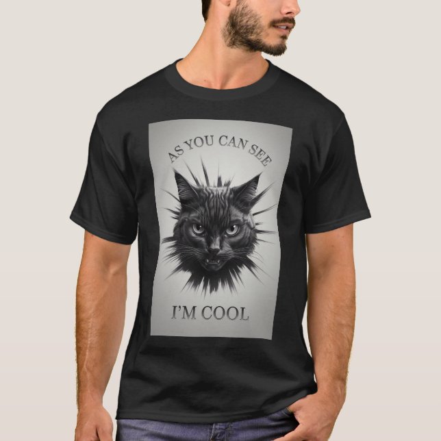 Katzenhemd T-Shirt (Vorderseite)