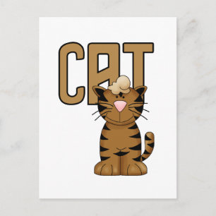 Katzenhemden und -geschenke postkarte