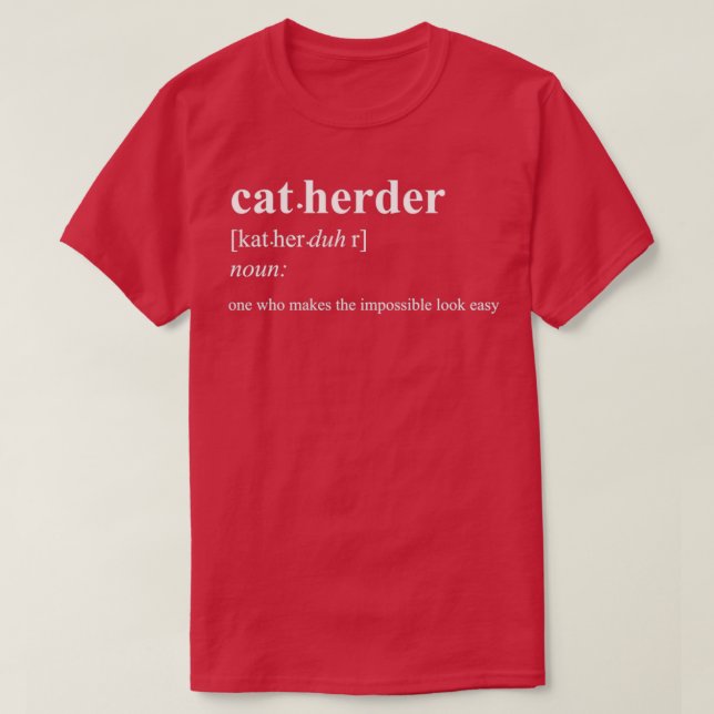 Katzenherde T-Shirt (Design vorne)