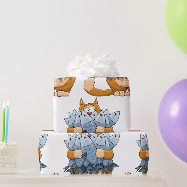 Katzenholz Geschenkpapier (Von Creator hochgeladen)