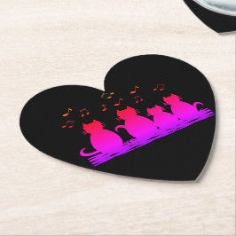 Katzenholz Untersetzer